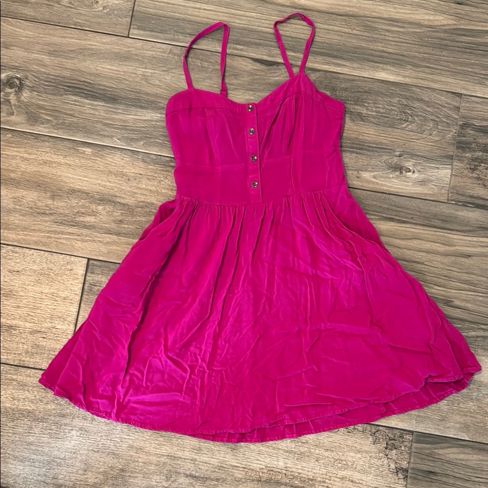 Express Pink Sundress with Pockets